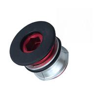 Auratrove Aluminium Alloy Front Fork Expansion Star Nut for Mountain Bike, Steering Core, Red, 2.2 x 2.6 cm