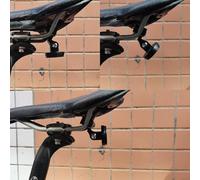 Auratrove Aluminum Alloy Bike Saddle Mount for for garmin Varia Tail Light RVR315 RTL510 515 500, Horizontal Bracket for Seat Post, Compatible with Action Cameras, Black