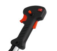 Auratrove Aluminum Brushcutter Control Tube Handle with Throttle Trigger Switch and Cable, 40cm Shaft 19mm Diameter for Grass Trimmers