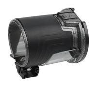 Auratrove Aluminum Router Base with Dust Collection Port, 65mm Trimmer Plate for Woodworking, Non-Slip Handle and Locking Mechanism, Black