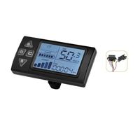 Auratrove Brushless Motor Controller and LCD Display Kit for 36V/48V 500W/750W E-Bike Scooter, 26A 9 MOS 3-Mode Sine Wave with S861 Screen