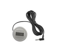 Auratrove Car Microphone for Android Radio, 3.5mm External Mic with ABS Shell for BMW for Mercedes for skoda, Gray Replacement Part 7H5857155A