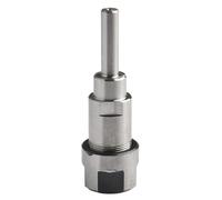 Auratrove Carbon Steel Router Collet Extension Rod Adapter for 1/4" 8mm 12mm Shank, High Extender for Woodworking and Machinery Manufacturing, Silver