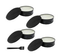 Auratrove CFTS72 Replacement Filter for Iris Ohyama Vacuum, HEPA Kit with Sponge and Brush for SCD-120P, SCD-181P, SCD-121P, 4-Pack