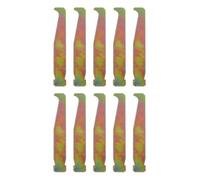 Auratrove Chainsaw Bar Cleaning Tool Set, 10-Piece Cold Rolled Steel Guide Bar Rail Trough Cleaner for All Chainsaw Models, 3.9" x 0.6" Portable Maintenance Accessory