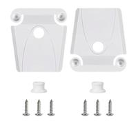 Auratrove Cooler Replacement Latch and Hinge Kit for for igloo 50-165 Quart Coolers, White Plastic Locks with Stainless Steel Screws for Repair