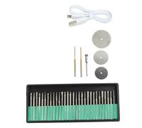 Auratrove Cordless Rotary Tool 25W Electric Engraver Pen 5000-25000 RPM Variable Speed with Battery Display for Drilling Grinding Polishing Silver Green