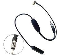 Auratrove DAB Radio Antenna Splitter, FM AM Active Aerial Adapter with SMB Converter, Compatible with Most Cars