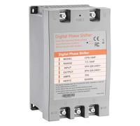 Auratrove Digital Phase Converter, 10HP Single Phase to 3 Phase Shifter 220V 30A for Motor, Air Compressor, Pump, Saw, for ideal for Home Workshop