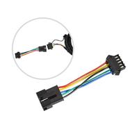 Auratrove E-Bike Display Conversion Cable for SW900, 6-Pin to 5-Pin Adapter for Electric Meter Wiring, Black