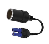 Auratrove EC5 Socket Adapter, 12V Car Battery Connector for Power Supply, Black Portable DC Adaptor