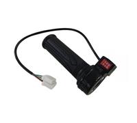 Auratrove Electric Bike Throttle with Forward Reverse and 3 Speed Modes, ABS Handlebar Accelerator for E-Bicycle Scooter, Black