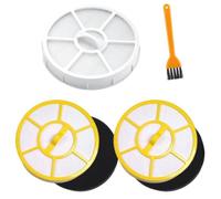 Auratrove Filter Replacement for for Karcher VC3 Vacuum Cleaner, High-Efficiency Filter Paper with Cleaning Brush, Compatible with Models 1.198-125.0 and 2.863-238.0, 3-Pack