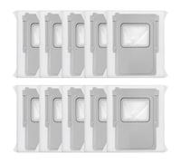 Auratrove for dji for romo Vacuum Bags, 99.97% Filtration Meltblown Non-Woven Dust Bags for Auto-Empty Station, Compatible with for romo P/A/S Base, 4/10 Pack