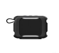 Auratrove for jbl GO 5 Silicone Case - Protective Cover for Wireless Speaker - Scratch Resistant Soft Shell for Travel - Black 18x8x4cm(Black)