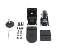 Auratrove Front Wheel Kit for Packout, Heavy Duty Quiet Casters with Foldable Design, Ergonomic Rolling Upgrade for Toolboxes
