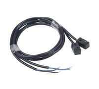 Auratrove IR Break Beam Sensor Module, 3mm Split Through-Beam Photoelectric Switch 5V NPN Output for for arduino for stm32 PLC Projects, Black