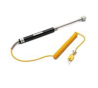 Auratrove K-Type Thermocouple Temperature Probe Sensor, Stainless Steel for surface Probe for TM902C TES1310 DM6801, -50°C to 500°C, Compatible with 81531