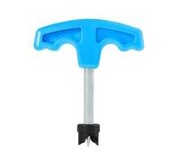 Auratrove Manual PE Pipe Hole Punch Tool 16mm with T-Shape Handle for Irrigation Systems, Gardening and Agricultural Watering Tasks, Engineering Plastic and Iron Construction, Blue