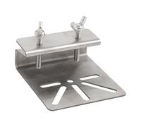 Auratrove Metal Gutter Mount Bracket for EufyCam S4 Solar Security Camera, Weather-Resistant Silver Alloy Holder with Adjustable Angle for Easy Outdoor Installation