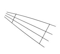 Auratrove Metal Plant Trellis, Sturdy Fan-Shaped Garden Climbing Support for Potted Vines Ivy Jasmine, Black 30x40cm Indoor Outdoor Decor
