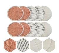 Auratrove Microfiber Cleaning Pads for for Bissell for SpinWave 20522, 2240N, 2039A, Reusable Mop Heads for Hardwood Floor and Tile, 10-Pack