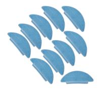 Auratrove Microfiber Mop Pads for for Tikom L9000, for Lubluelu S60D S61 SG60, for Laresar for L6 Nex Robot Vacuum, Washable Reusable Cleaning Cloth, 4 Pack