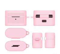 Auratrove Protective Silicone Cover for Sony WF-1000XM6 Headphones - Shockproof Body Skin with Precise Cutouts - for Slim Fit Design(Pink)