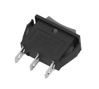 Auratrove Red 3-Pin Rocker Switch KCD3 On-Off-On 15A 250V, Flame Retardant ABS Boat Stroller Switch for Industrial Electrical Control