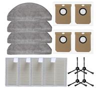 Auratrove Replacement Parts Kit for for hoover HG4 for hydro Pro, Includes Side Brushes Filters Mop Cloths and Bags, Accessory Set for Home Pet Cleaning