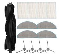 Auratrove Replacement Parts Kit for for ILIFE V20, Vyzzle D10, for Laresar L10, for Lydsto R1D Edge, for Roidmi Eve for rook S, Main Brush Side Filter Mop Cloth Set