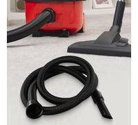 Auratrove Replacement Vacuum Cleaner Hose 2.5m Compatible with for numatic HVR160-11 for henry Bagged Cylinder, Rotating Cuffs Anti-Kink Black