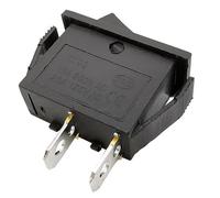 Auratrove Rocker Switch, 2 Position for spst 15A 250VAC On-Off for toggle for Treadmill Car Boat Dash, Black KCD3-101/2P 30.5x13.5x31mm