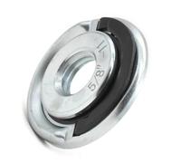 Auratrove Self-Locking Angle Grinder Flange Nut 5/8-11, Quick Release Pressing Plate for 4-9 Inch Grinders, Tool-Free Disc Change, Steel