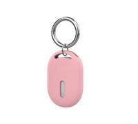 Auratrove Soft Silicone Cover for Xiaomi Tag Precise Cutouts(Pink) | Lightweight design, scratch resistant for surface, soft touch feel, easy for snap-on install, white black pink dark grey