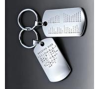 Auratrove Stainless Steel for morse Code Practice Coin for Amateur Radio CW Training, Portable Keychain Tool for Beginners to Learn Continuous Wave Skills