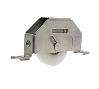Auratrove Stainless Steel Nylon Sliding Door Pulley, Silent Wheel Roller for Home Improvement, Smooth Operation Hardware, Silver