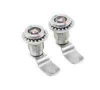 Auratrove Stainless Steel Rotary Latch Lock, Triangular Telescopic Tensioner for Distribution Box, Adjustable 15-26mm Security for Cabinet Door