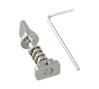 Auratrove Stainless Steel Spring Fin Screw for Surfboard and Paddle Board, Replacement Tail Box Bolt with Secure Lock Design, Silver 10x36mm