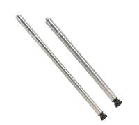 Auratrove Stainless Steel Telescopic Camping Table Leg 3-Gear Adjustable Folding Support for IGT Tables Outdoor Replacement Part Silver