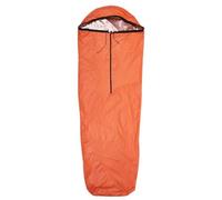 Auratrove Thermal Bivvy Bag 400T Nylon Survival Sleeping Bag Windproof Heat Retention for Camping Hiking Rescue Gear Orange 208x81cm