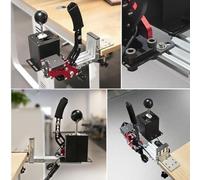 Auratrove USB Handbrake for PC Racing Games, Hall Sensor Aluminum Alloy with Adjustable Spring Tension for logitech G27 G29 G920