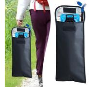 Auratrove Water Bladder Insulator Bag for 2L Hydration Reservoirs, Thermal Sleeve with Self-Adhesive Closure for Hiking Camping Cycling, Black Oxford Cloth Cover 41x19.5cm (Bladder Not Included)