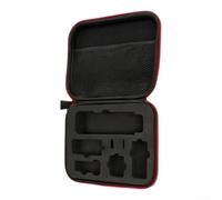 Auratrove Waterproof Nylon Case for Osmo Pocket 3 Accessories(red) | for durable nylon fabric, water-resistant coating, fits camera with case, shock-absorbing lining, black or red