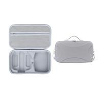 Auratrove Waterproof PU Leather Carrying Case for for DJI NEO2 and RC2, Travel Storage with Adjustable Shoulder Strap, Compact Protective Organizer Grey