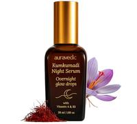 Auravedic Kumkumadi Tailam Night Serum, 50ml, For Glowing Skin, Kumkumadi Oil Serum