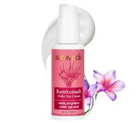 Auravedic Kumkumadi Under Eye Cream For Dark Circles For Women Men With Kumkumadi Tailam, 50ml