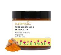 Auravedic Pure Lightening Skin Polish with Sandal/Saffron/Turmeric 100g