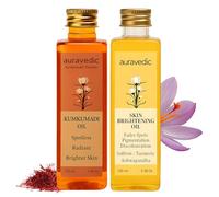 Auravedic Skin Lightening Oil, 100ml and Kumkumadi Oil, 100ml