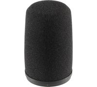 AURAY High-Density Foam Replacement Windscreen Compatible with Shure SM7 Microphones - Black, Reduces Plosives & Breath Noise w/Snap-On Design - Perfect for Studio Recording, Broadcasting, Podcasting